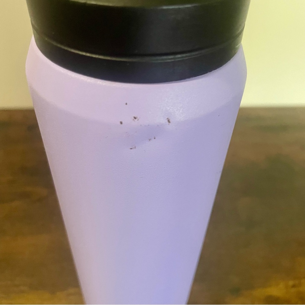 RBX Purple Metal Reusable Water Bottle with Screw Top and Handle - Picture 4 of 6